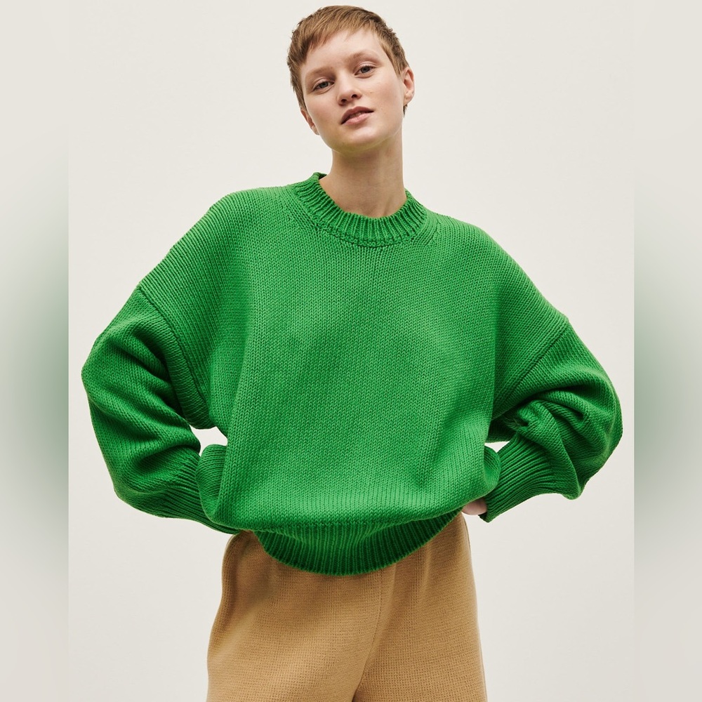 Babaa no16 sweater in wild fern